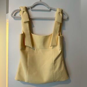 Yellow Zara top